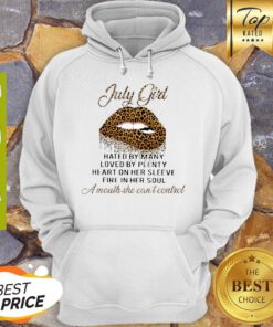 Lips Leopard July Girl Hated By Many Loved By Plenty Loved By Plenty Hoodie