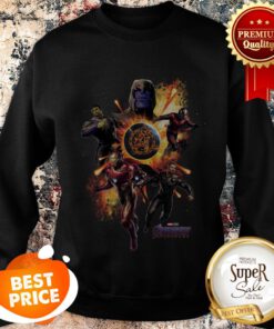 Marvel Avengers Endgame Superheroes And Thanos Sweatshirt