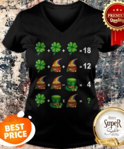 Math Teacher St Patrick Day – Order Of Operations Quiz V-neck