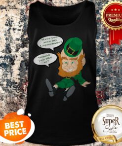 Naughty Drunk Leprechaun Funny St Patrick’s Day Tank Top