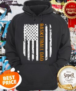 Nice American Flag Proud Basketball Dad Hoodie