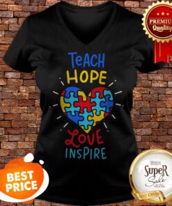 Nice Autism Awareness Teacher V-neck