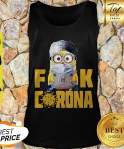 Nice Covid-19 Minion Face masks Fuck Corona Tank Top