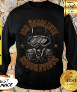 Nice I Survived Coronavirus Covid 19 Influenza Sweatshirt