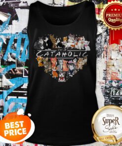 Nice I’m A Cataholic Cats Tank Top