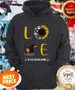 Nice Love Dachshund Sunflower Hoodie
