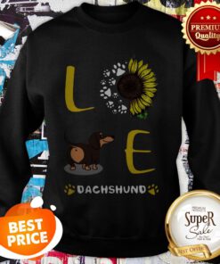 Nice Love Dachshund Sunflower Sweatshirt