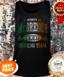 Nice Mc Gregor Irish Drinking Team Tank Top