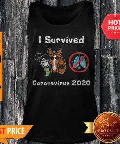 Nice Riding Girl I Survived Coronavirus 2020 Tank Top