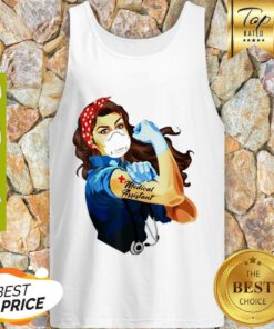 Nice Strong Woman Mask Medical Assistant Coronavirus Tank Top