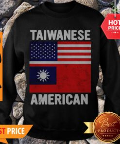 Nice Taiwanese American 2020 Taiwan USA Flag Sweatshirt