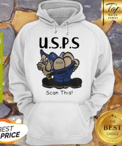 Nice U.S.P.S United States Postal Service Scan This Hoodie