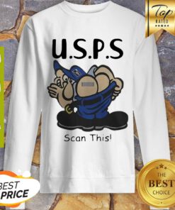 Nice U.S.P.S United States Postal Service Scan This Sweatshirt