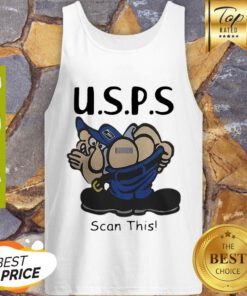 Nice U.S.P.S United States Postal Service Scan This Tank Top