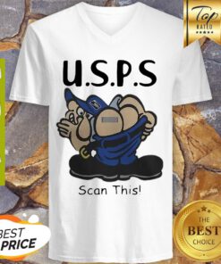 Nice U.S.P.S United States Postal Service Scan This V-neck