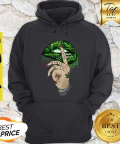 Nice Weed Cannabis Lips Not Today Bbitch Hoodie