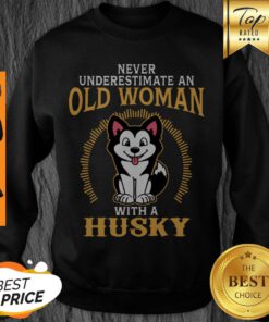 Nice Womens Siberian Husky Grandma Funny Mom Mama Mother Dog Gift Sweatshirt