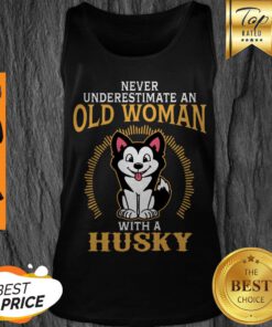 Nice Womens Siberian Husky Grandma Funny Mom Mama Mother Dog Gift Tank Top