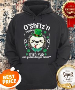O’ Shitz’n Shih Tzu Dog Irish Pub Happy St Patrick Day Hoodie