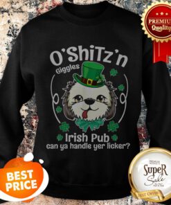 O’ Shitz’n Shih Tzu Dog Irish Pub Happy St Patrick Day Sweatshirt