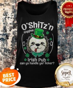 O’ Shitz’n Shih Tzu Dog Irish Pub Happy St Patrick Day Tank Top