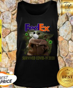 Official Baby Yoda Fedex Survived Covid 19 2020 Tank Top