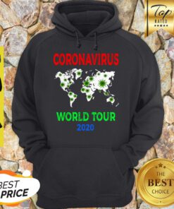 Official Coronavirus Covid-19 World Map Tour Hoodie