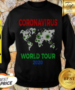 Official Coronavirus Covid-19 World Map Tour Sweatshirt