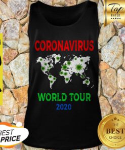 Official Coronavirus Covid-19 World Map Tour Tank Top