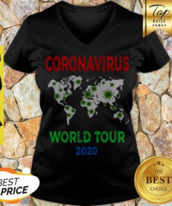 Official Coronavirus Covid-19 World Map Tour V-neck