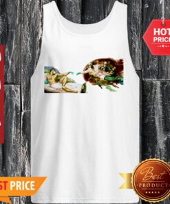 Official Coronavirus The Creation Of Adam Tank Top