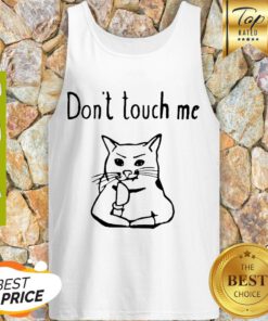 Official Covid-19 Cat Don’t Touch Me Tank Top