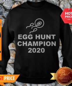 Official Egg Hunt Champion 2020 Easter Couple Sweatshirt