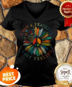 Official Flower Of Peace I Got A Peaceful Easy Feeling V-neck