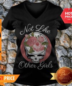 Official Grateful Dead Not Like Other Girls Floral V-neck