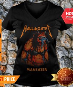 Official Hall Aand Oates Maneater Metallica V-neck