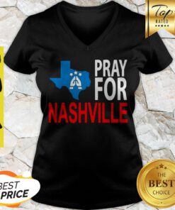 Official Pray For Nashville Texas V-neck