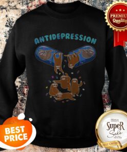 Official Sloths Collection Antidepression Sweatshirt