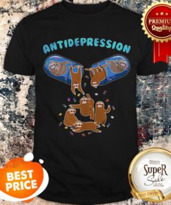 Official Sloths Collection Antidepression V-neck