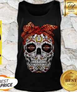 Official Sugar Skull Motor Harley Davidson Cycles Tank Top