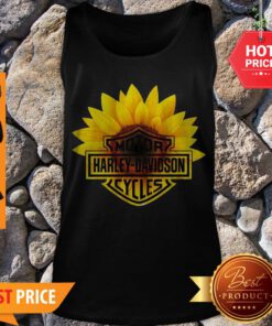 Official Sunflower Harley-Davidson Logo Tank Top