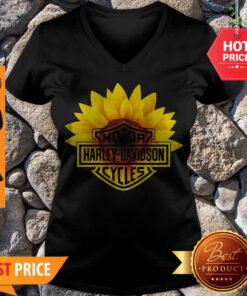 Official Sunflower Harley-Davidson Logo V-neck