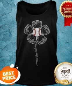 Official Sunflowers Proud Baseball Mom Tank Top