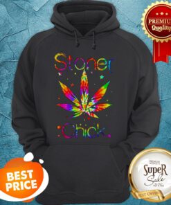 Official Weed Marijuana Cannabis Stoner Chick Hoodie