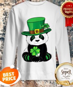 Panda St Patricks Day Leprechaun Panda Sweatshirt