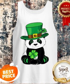 Panda St Patricks Day Leprechaun Panda Tank Top