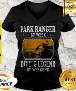 Park Ranger By Week Diving Legend By Weekend V-neck