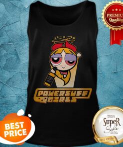 Powerpuff Girls Blossom Drinking Jack Daniel’s Tank Top