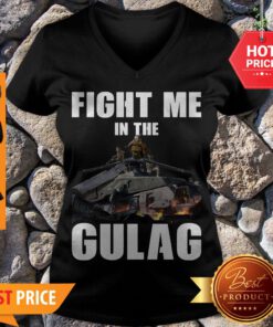 Premium Fight Me In Gulag V-neck