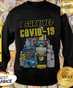 Premium I Survived Covid 19 Sweatshirt